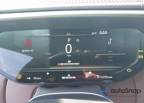 2025 Land Rover Range Rover Sport P530 Autobiography z USA, uszkodzony, nr VIN SAL119E99SA456565